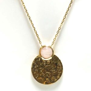 Collier or quartz rose